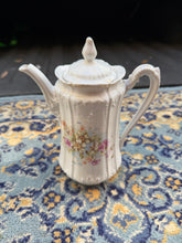 Load image into Gallery viewer, Antique Floral Porcelain Teapot with Lid – Hand-Painted Victorian-Style
