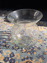 Load image into Gallery viewer, Vintage Clear Glass Vase – Wide Flared Rim Classic Shape
