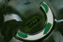 Load image into Gallery viewer, Vintage Portuguese Cabbage Leaf Ceramic Divided Dish – 12” Wide
