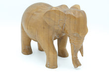 Load image into Gallery viewer, Carved Wood Elephant 6.5&quot; Tall
