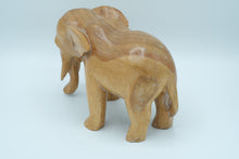 Load image into Gallery viewer, Carved Wood Elephant 6.5&quot; Tall
