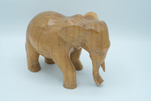 Load image into Gallery viewer, Carved Wood Elephant 6.5&quot; Tall
