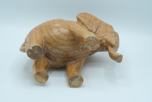 Load image into Gallery viewer, Carved Wood Elephant 6.5&quot; Tall
