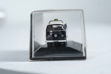 Load image into Gallery viewer, Schuco VW T2 Bus Taxi – 1:87 Die-Cast Model (Black/White)
