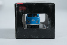 Load image into Gallery viewer, Malibu International VW Type 2 (T1) Panel Van – 1:87 Scale Die-Cast Model (Blue)
