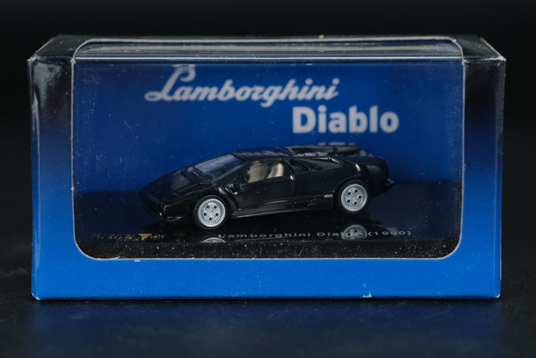 Ricko Lamborghini Diablo (1990) – 1:87 Scale Die-Cast Model (Black)