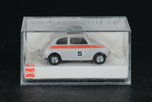 Load image into Gallery viewer, Busch Fiat 500 “Rallye” – 1:87 Scale Die-Cast Model (#48704)
