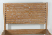 Load image into Gallery viewer, Tradewind White Washed Oak Queen Size Panel Bed
