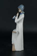 Load image into Gallery viewer, Casades Porcelain Girl Ironing Figurine | Handcrafted in Spain | 9&quot; Tall
