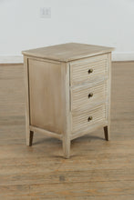 Load image into Gallery viewer, Modern White Stone Nightstand

