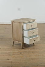 Load image into Gallery viewer, Modern White Stone Nightstand
