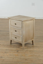 Load image into Gallery viewer, Modern White Stone Nightstand
