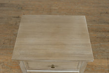 Load image into Gallery viewer, Modern White Stone Nightstand
