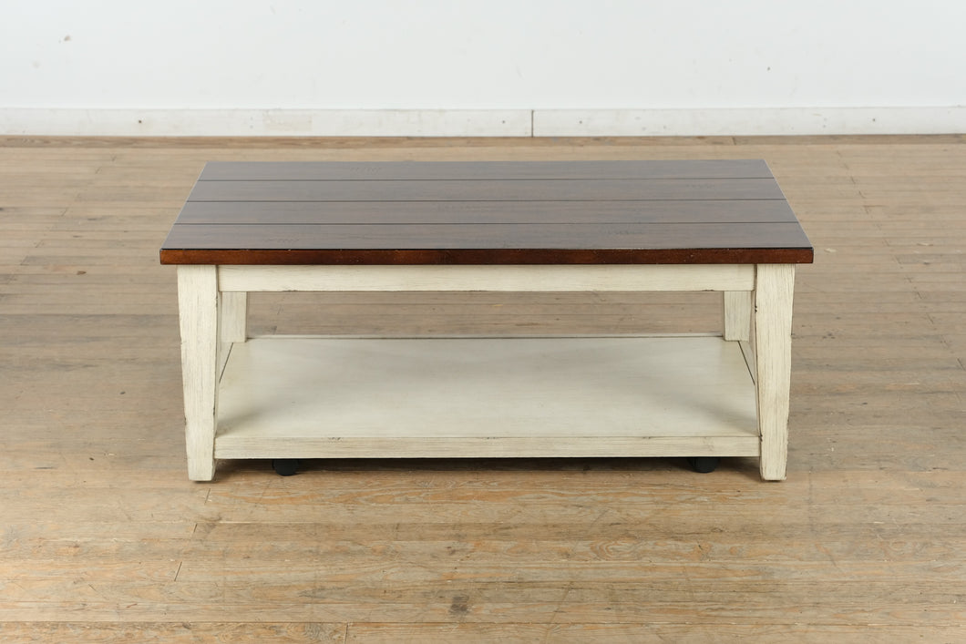 Rustic Pine Coffee Table