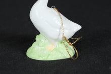 Load image into Gallery viewer, Vintage Bone China Goose Figurine Ornament – Made in Taiwan (3")
