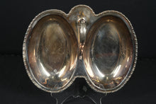 Load image into Gallery viewer, Vintage Silverplate Double Serving Dish with Handle – 13&quot; x 10.5&quot;
