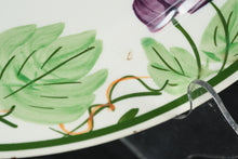 Load image into Gallery viewer, Blue Ridge Southern Potteries Hand-Painted Plate – Grapevine Pattern, 9.25&quot;
