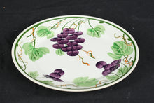 Load image into Gallery viewer, Blue Ridge Southern Potteries Hand-Painted Plate – Grapevine Pattern, 9.25&quot;
