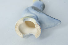 Load image into Gallery viewer, Vintage Ceramic Bird Water Whistle – Hand-Painted Blue Songbird, 4.5&quot;
