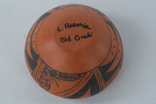 Load image into Gallery viewer, Signed Hopi Pottery Bowl – C. Poleahla Old Oraibi – Hand Painted Native American Art
