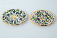 Load image into Gallery viewer, Cerámicas Sevilla Hand-Painted Limited Edition Plates – 24k Gold Accents, 6.75&quot; (Set of 2)
