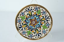 Load image into Gallery viewer, Cerámicas Sevilla Hand-Painted Limited Edition Plates – 24k Gold Accents, 6.75&quot; (Set of 2)
