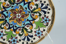 Load image into Gallery viewer, Cerámicas Sevilla Hand-Painted Limited Edition Plates – 24k Gold Accents, 6.75&quot; (Set of 2)
