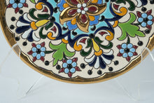 Load image into Gallery viewer, Cerámicas Sevilla Hand-Painted Limited Edition Plates – 24k Gold Accents, 6.75&quot; (Set of 2)
