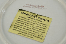 Load image into Gallery viewer, Cerámicas Sevilla Hand-Painted Limited Edition Plates – 24k Gold Accents, 6.75&quot; (Set of 2)
