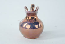 Load image into Gallery viewer, Vintage Miniature Copper Lustre Pitcher – Handcrafted Pottery Jug, 2&quot;
