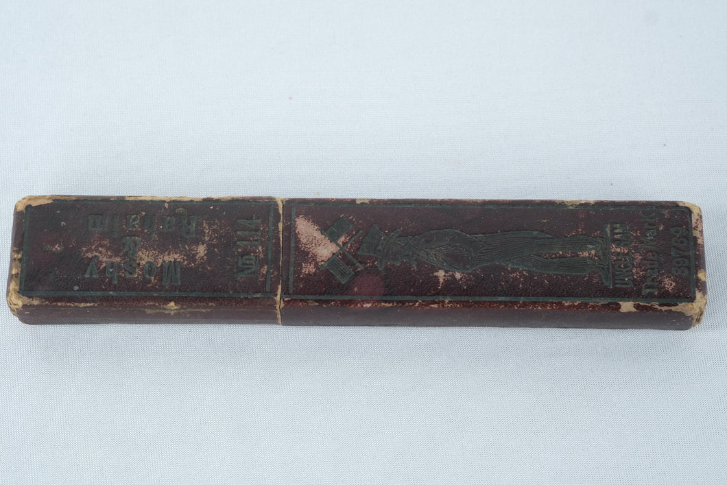 Vintage Shumate’s Tungsten Straight Razor with Original “Uncle Sam Razors” Box