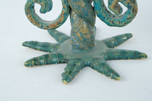 Load image into Gallery viewer, Vintage Ceramic Octopus-Style Candle Holders – Pair
