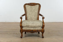 Load image into Gallery viewer, Wide Wood Framed Arm Chair- Broyhill - Preview 02/18
