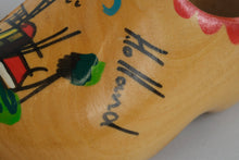 Load image into Gallery viewer, Vintage Dutch Wooden Clogs – Hand-Painted Holland Souvenir Shoes – 7” Long
