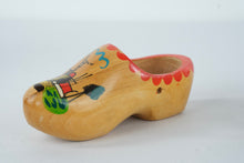 Load image into Gallery viewer, Vintage Dutch Wooden Clogs – Hand-Painted Holland Souvenir Shoes – 7” Long
