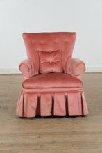 Load image into Gallery viewer, Pink Velvet Slipper Chair- Preview 02/18
