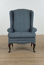 Load image into Gallery viewer, Navy Blue Wingback Chair- Preview 02/18
