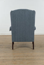 Load image into Gallery viewer, Navy Blue Wingback Chair- Preview 02/18
