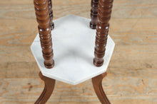 Load image into Gallery viewer, Marble Top Plant Stand with Spun Posts- Preview 02/18
