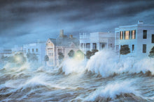 Load image into Gallery viewer, “The Storm” by Jim Booth – Framed Classic Edition Coastal Print
