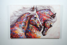 Load image into Gallery viewer, “Running Wild” – Colorful Horse Canvas Art Print
