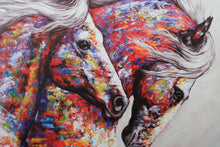 Load image into Gallery viewer, “Running Wild” – Colorful Horse Canvas Art Print
