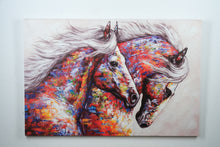 Load image into Gallery viewer, “Running Wild” – Colorful Horse Canvas Art Print
