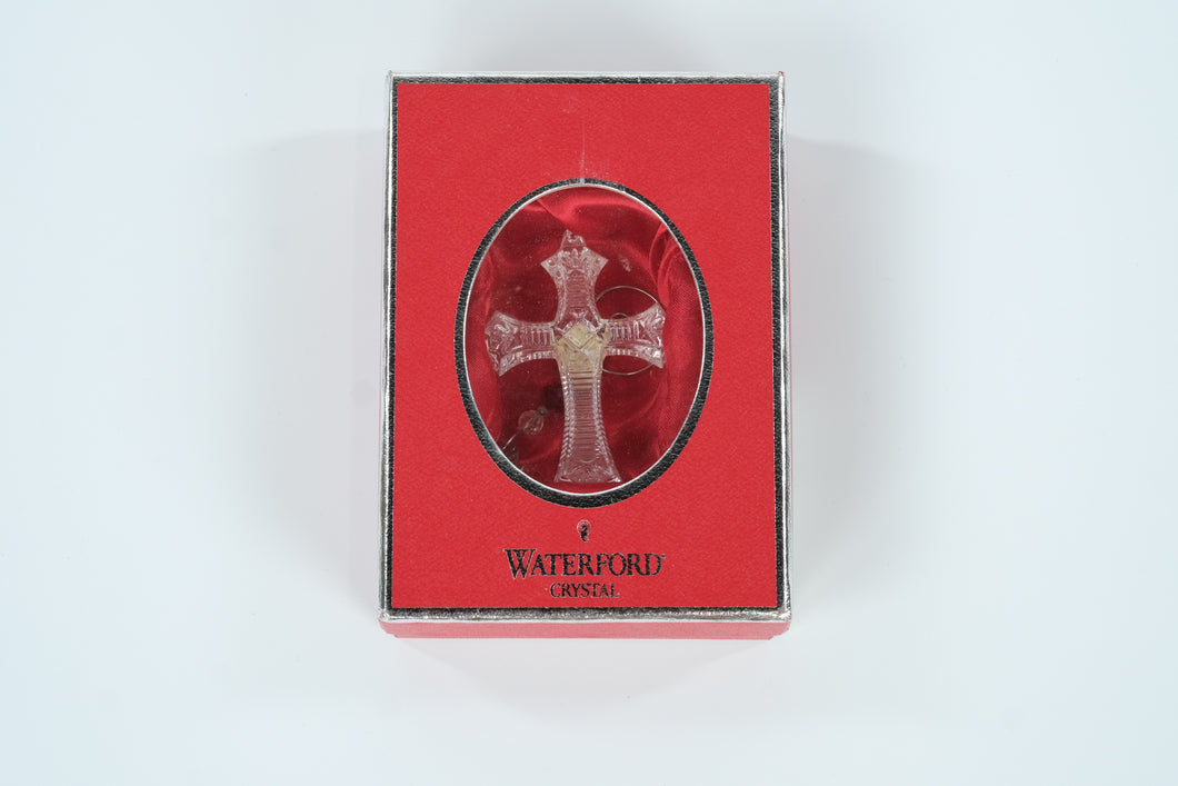 Waterford Crystal Clare Cross Ornament – 2005 Edition