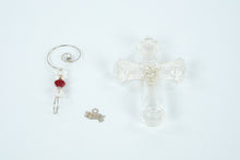 Load image into Gallery viewer, Waterford Crystal Clare Cross Ornament – 2005 Edition
