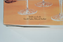 Load image into Gallery viewer, Essex Jewel-Tone Crystal Champagne Flute Set – Handcut Lead Crystal, Made in Hungary
