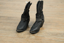Load image into Gallery viewer, Shyanne Black Studded Slouchy Leather Boots – Women’s Size 8
