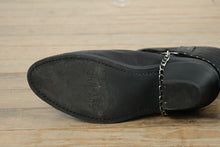 Load image into Gallery viewer, Shyanne Black Studded Slouchy Leather Boots – Women’s Size 8
