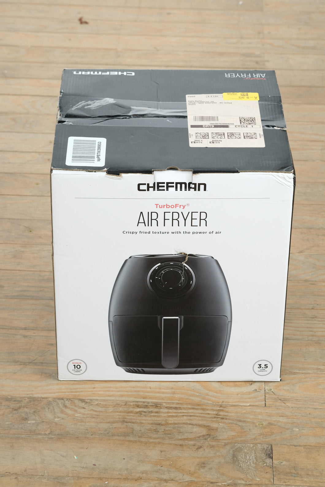 Chefman TurboFry 3.5 Liter Air Fryer - Black