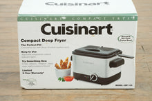Load image into Gallery viewer, Cuisinart Compact Deep Fryer – Model CDF-100 with Stainless Steel Finish
